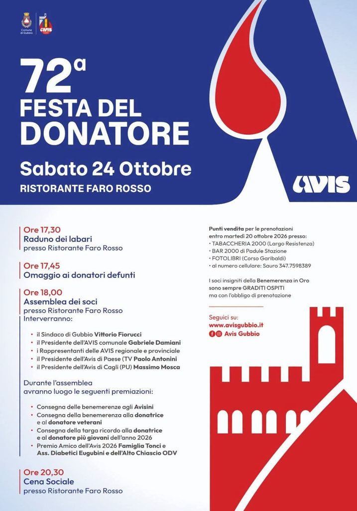 72a FESTA DEL DONATORE